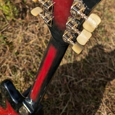 Hofner Verythin 4600 E2 1968 - Black Red sunburst image 6