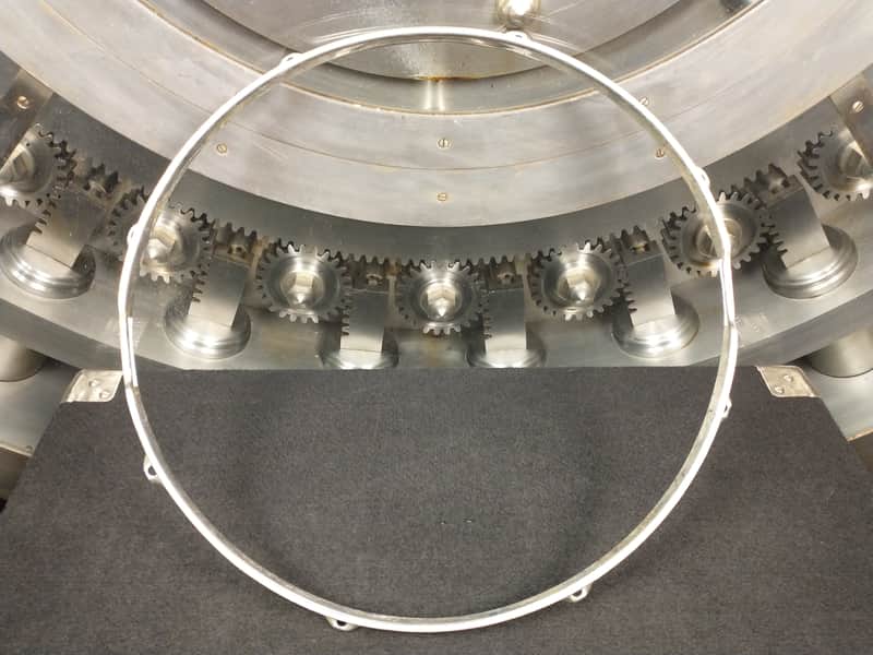 16" Nickel Plated Snare Drum Rim/Hoop image 1