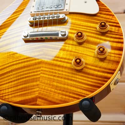 Gibson Custom Shop Historic Collection '59 Les Paul Standard Flametop Reissue 1995 - Iced Tea Burst image 3