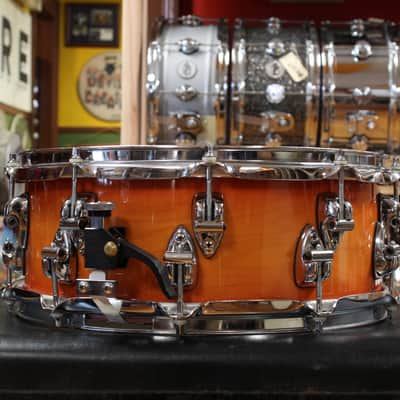 1990s Ayotte Custom Maple Sunburst Drum Kit 14x20 14x14 8x12 5.5x14 image 19