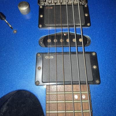 Ibanez RG870Z Premium Laser Blue EMG Attivi - Setup Baritona - Custodia Ibanez image 4