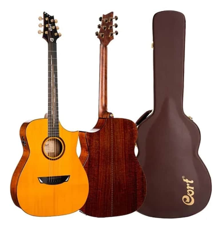 Cort LUXEII Luxe Series Frank Gambale Concert Body Mahogany Nek 6-String Acoustic-Electric Guitar w/Hard Case image 1