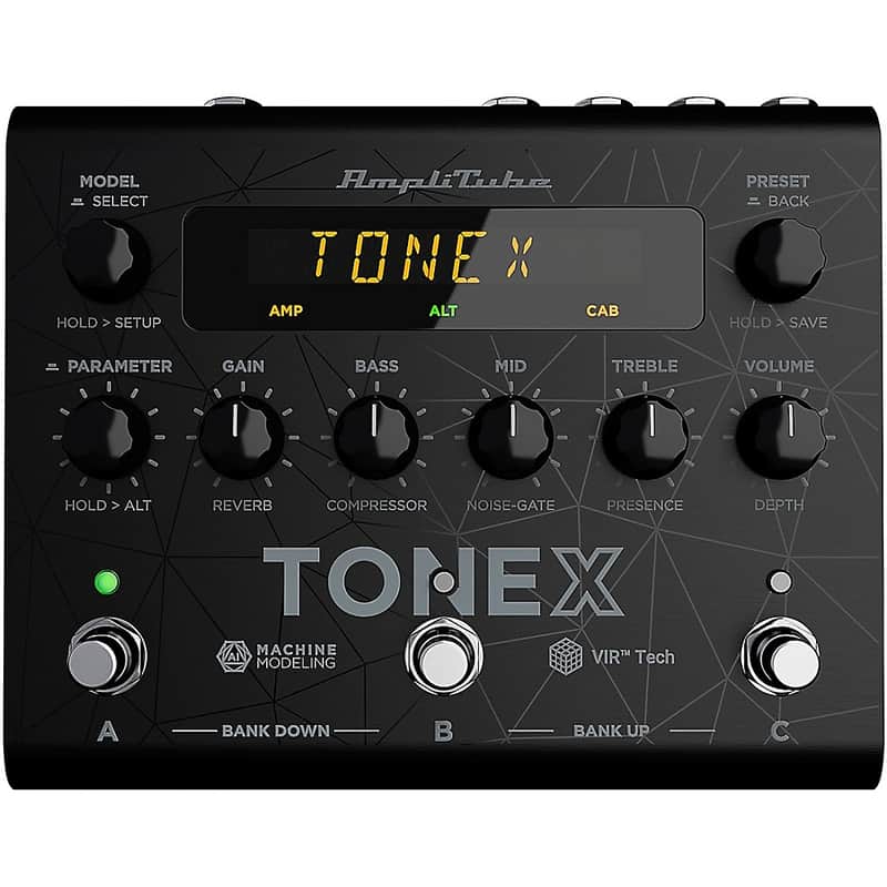IK Multimedia TONEX Modeling Amp & Distortion Effects Pedal Regular Black image 1