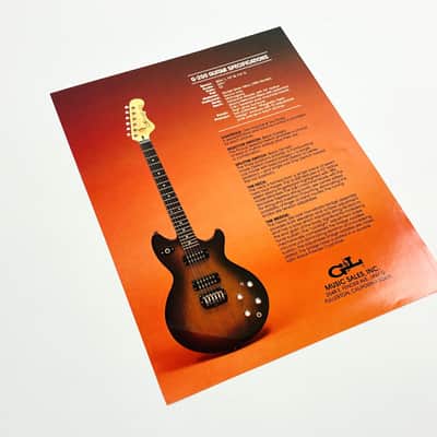 G&L S-500 Guitar Specifications Sheet (c. 1986–1987) image 2