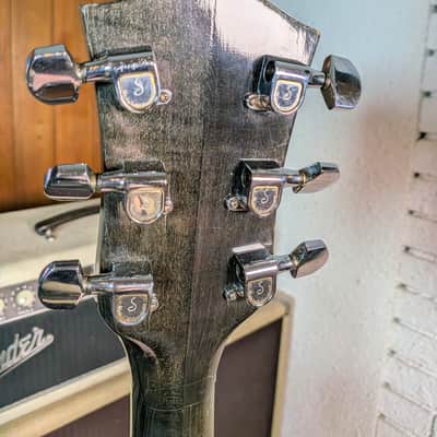 Gretsch 7681 Super Axe Electric Guitar w/Gig Bag - Ebony Stain (1979) image 6