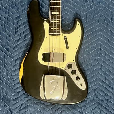 Fender Jazz Bass with Rosewood Fretboard 1971 - Black image 2