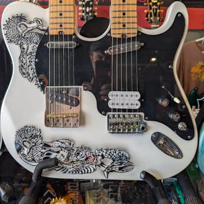 VALKENBURG USA Doubleneck Tele strat DRAGON GUITAR image 1