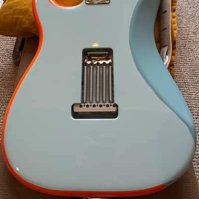 Fender Artist Series George Harrison Rocky Stratocaster 2022 - Sonic Blue / Custom Art image 5