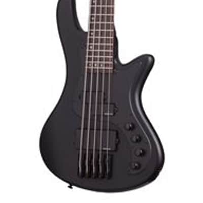 Schecter Stiletto Stealth 5 Bass Sat Black image 1