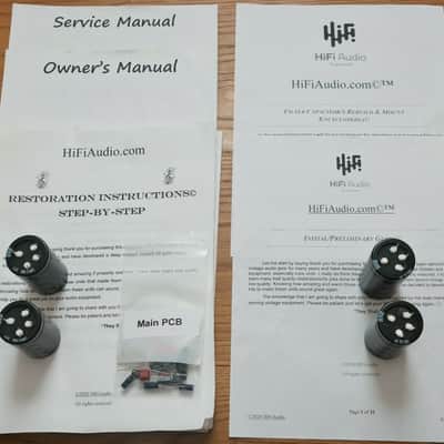 Rotel RB-980 restoration kit filter capacitor repair rebuild fix image 1