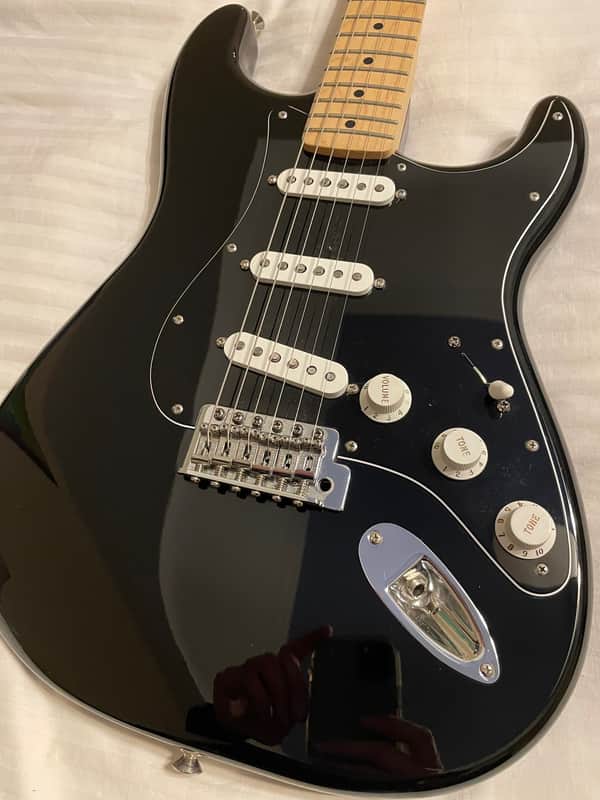 Fender Standard Stratocaster with upgraded tuners and pickups image 1