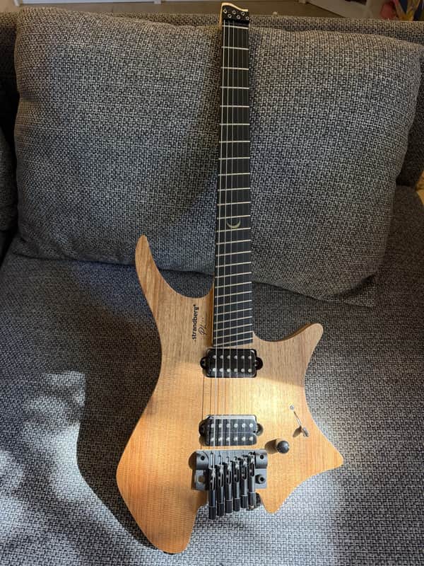 .strandberg* Boden NX Plini Edition NECK-THRU Natural 2023 - Tremolo - Original Gig Bag & Box image 1