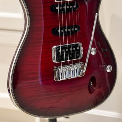 Ibanez SAS36FM In Transparent Red Sunburst image 3