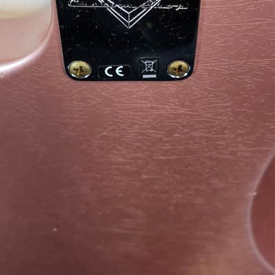 Mint Fender Custom Shop 1964 Jaguar Journeyman Relic, AAA Rosewood FB, Faded Aged Burgundy Mist Metallic, w/HSC 2024 image 16