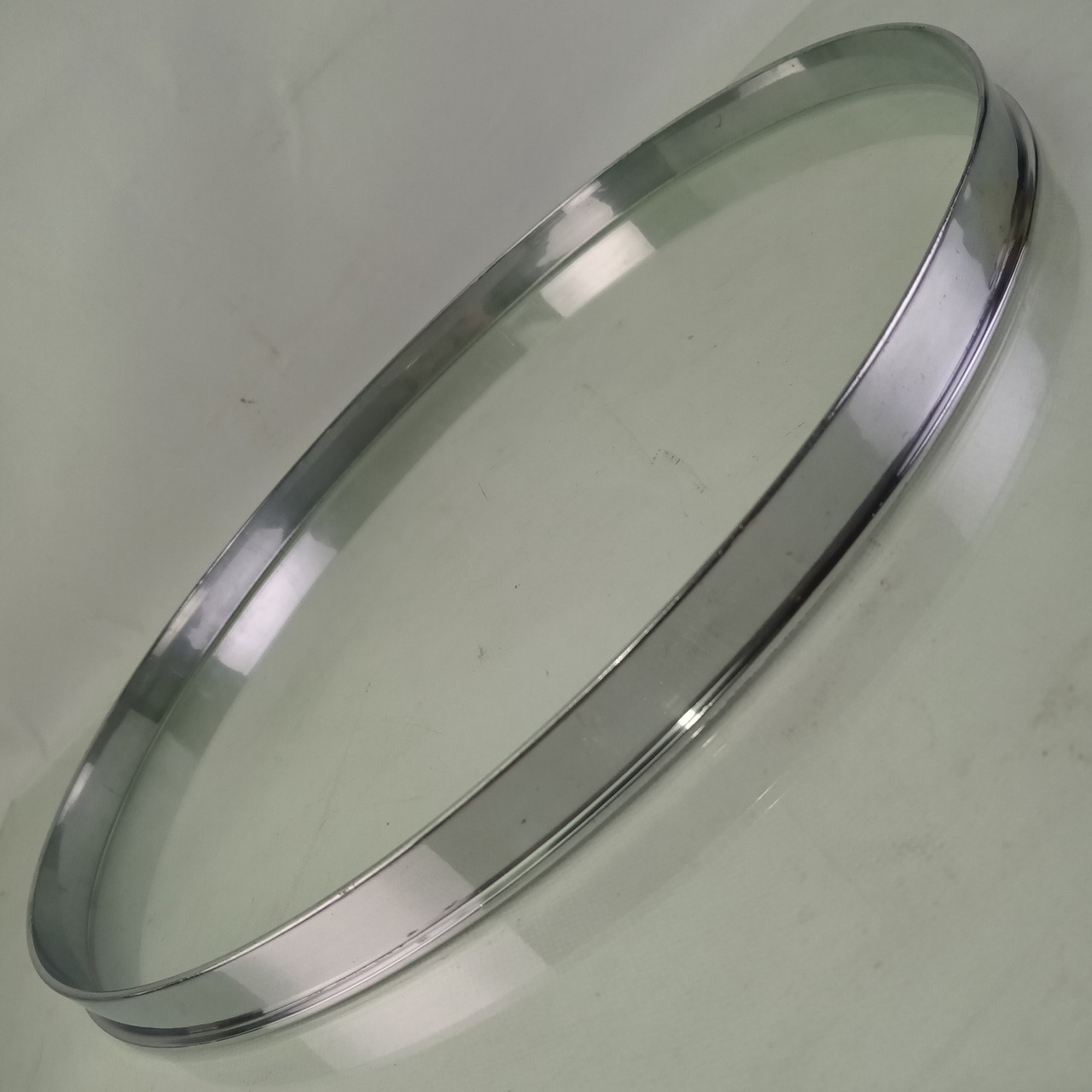 Gretsch 13"COB Single-Flange Broadkaster Tom Drum Batter Rim/Hoop Chrome-Brass40 — main photograph