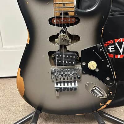 EVH Frankenstein "Frankie" Relic Electric Guitar- Silverburst image 2