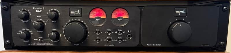 SPL Phonitor 3 DAC and Headphone Amplifier plus expansion 2023 - Present - Black image 1