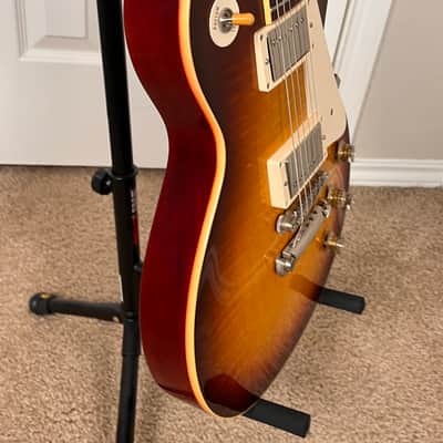 Gibson Custom Shop Historic Collection '60 Les Paul Standard Flametop Reissue 2005 - Iced tea burst image 12