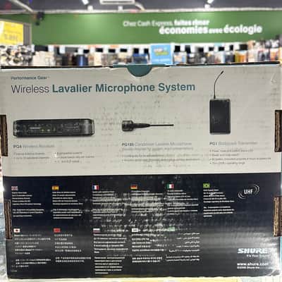 Shure Wireless Lavalier PG185 + PG1 + PG4 image 9
