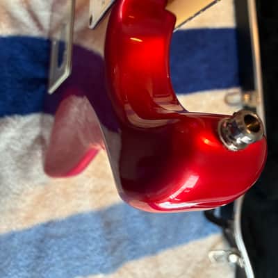 Fender American Deluxe Stratocaster with Rosewood Fretboard 2002 - 2003 - Chrome Red image 14