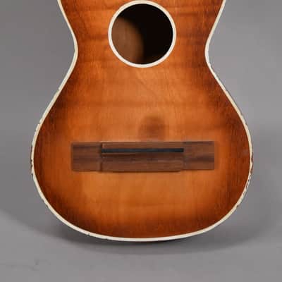 1950's Harmony Soprano Ukulele Sunburst Project For Repair image 2