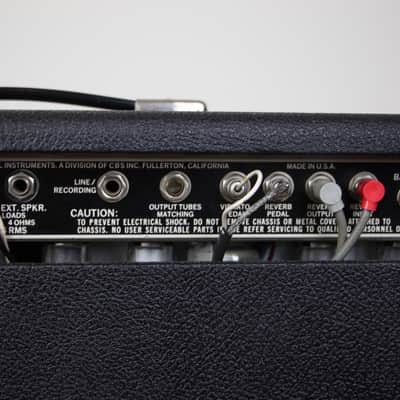 Fender Pro Reverb 1979 Silverface Tube Amp Ultralinear Master Vol + Footswitch image 11