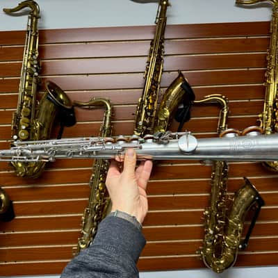 Selmer Model 26 Silver Soprano Saxophone FULL OVERHAUL PAD JOB! image 8