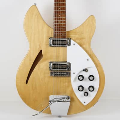 RARE 1995 Rickenbacker 335 One-Off 1960s Reissue – Maple Glo – Near MINT – Toaster Pickups + Original Case image 2