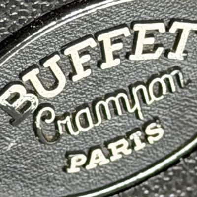Buffet Crampon  B-12 Bb Clarinet with original hard shell plastic molded case. - Black (resin/composite) body, and Silver/nickel keys image 21
