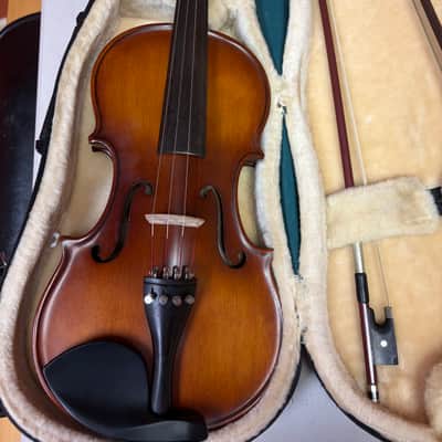 Kessler SV-100 4/4 Full Size Violin - Golden Brown image 16