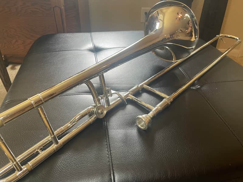 Rotary trigger f attachment trombone 2010s - Silver brass image 1