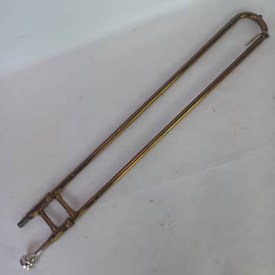 Gretsch Pathfinder Brass Trombone 40-50+Slider+Hard Shell Blue Fabric-Lined Case image 9
