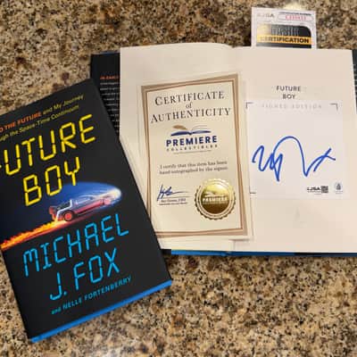 Epiphone Back To The Future ES-345, Michael J. Fox Auto, 40th Anniversary box set, Lego Time Machine image 2