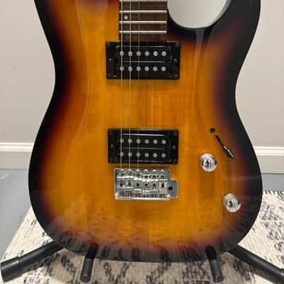 Laguna LE122 Sunburst Electric Guitar w Strap image 2