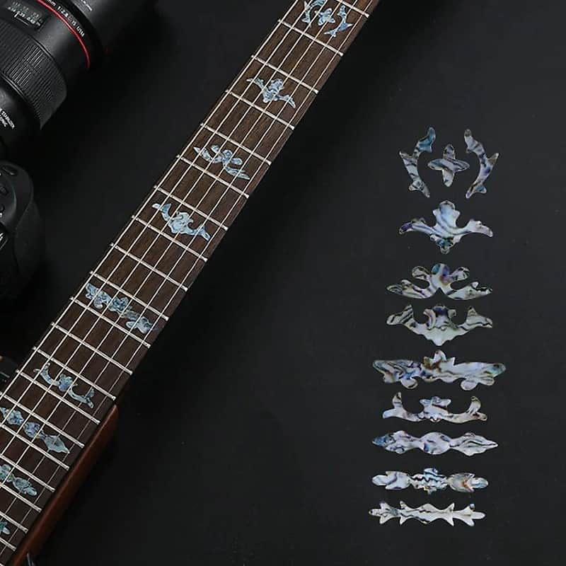 Abalone Shell Guitar Fretboard Fret Markers Inlay Stickers image 1