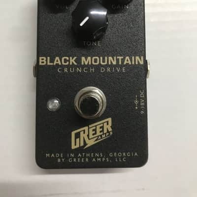 Greer Amps Black Mountain Crunch Drive Pedal w/ Original box & paperwork image 2