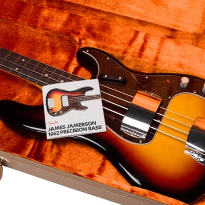 Fender James Jamerson 1962 Precision Bass, Rosewood Fingerboard, 3-Tone Sunburst 2026 image 1