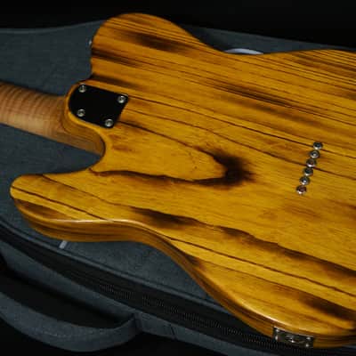 Patrick James Eggle Guitars Oz-T Tele in Torched Butterscotch w/ Roasted Flame Maple Neck image 12