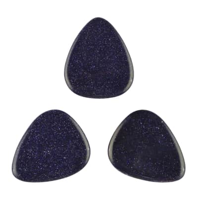 Blue Sandstone Stone Guitar Or Bass Pick - Specialty Handmade Gemstone Exotic Plectrum - 12 Pack New image 6