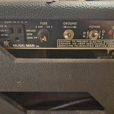 Vintage 1970s Ernie Ball Music Man HD-130 Reverb Head & 212RH Cabinet **Fully Serviced** imagen 8