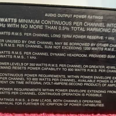 CARVER M-1.5t 2 CHANNEL MAGNETIC FIELD POWER AMPLIFIER (SERVICED & WORKING) Very nice condition (See Video) image 15