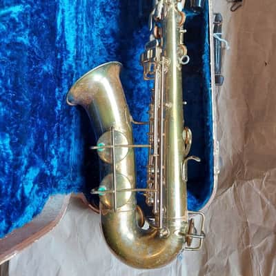 Hamilton Alto Saxophone USA w/ case/neck/MP/strap, Very Good condition image 6