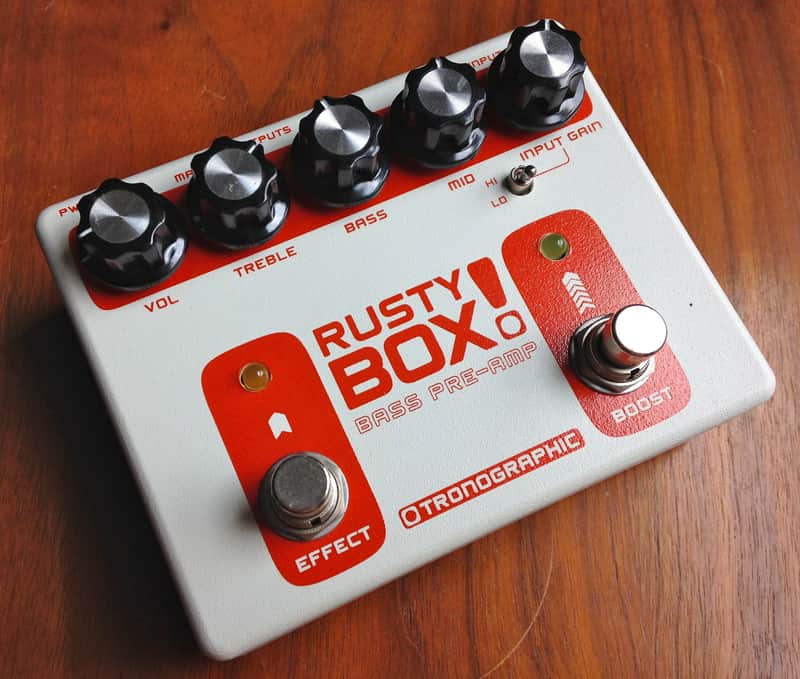 Original Rusty Box Bass Pre-Amp  Out-of-Production 30v version. Warehouse find! image 1