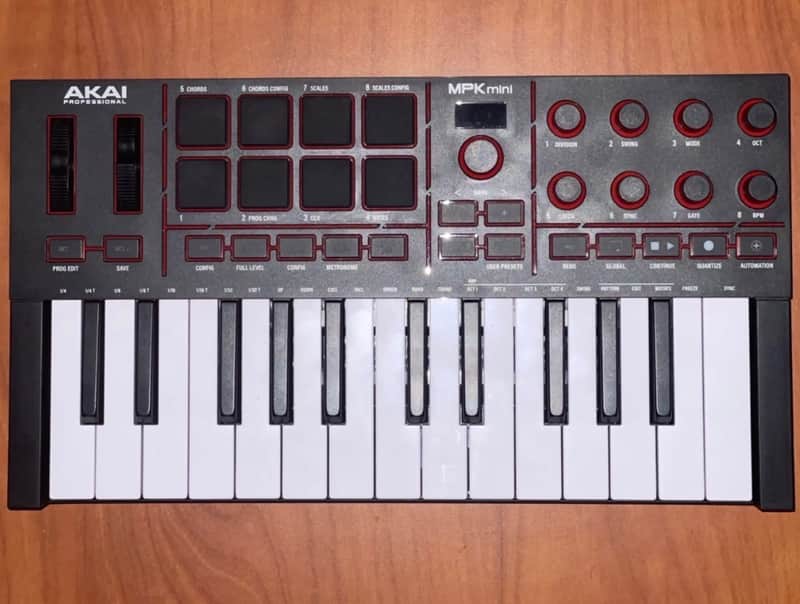 Akai MPK Mini MKIV 25-Key MIDI Controller 2026 - Present - Black image 1