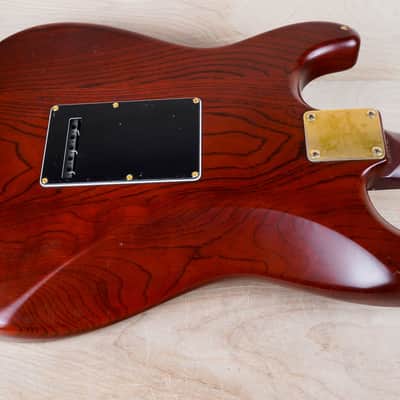 Fender Order Made ST-62 Stratocaster Reissue MIJ 1993 Satin Transparent Walnut Fujigen w/ Bag image 13