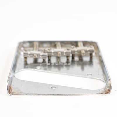 Vintage Authentic Fender Telecaster Bridge Nickel Plated image 3