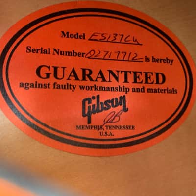 Gibson ES-137 Custom 2007 - Tri-Burst image 10