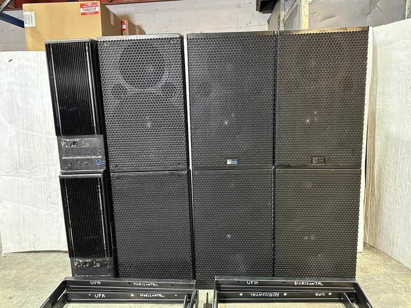 MEYER SOUND UPA-2P Self-Powered Loudspeaker W/ Yoke (Lot of 8) THS image 1