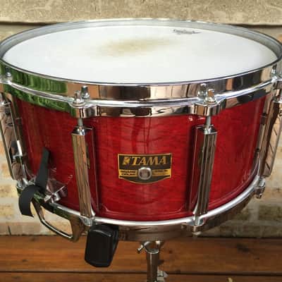 Tama Artwood Birch Snare 6.5x14 - AW336 1986 Cherry Wine image 1