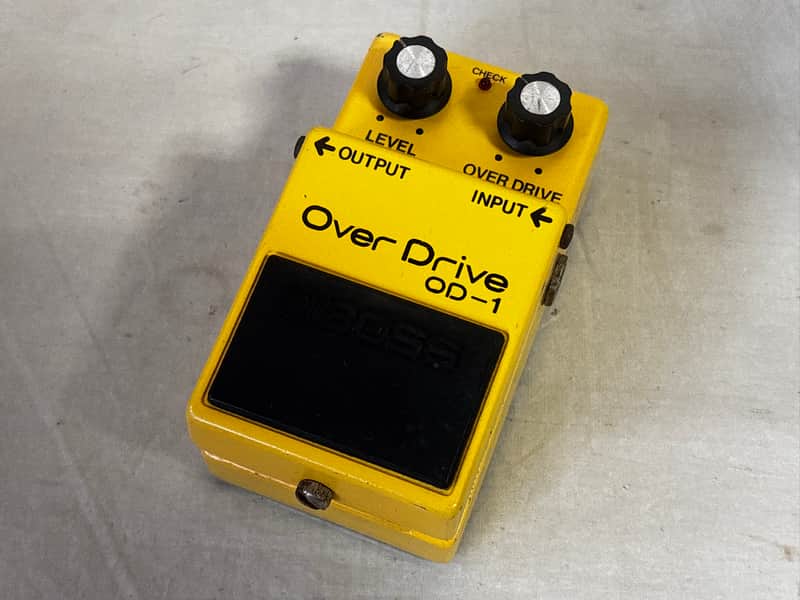 Boss OD-1 Over Drive Metal Screw JRC 4558D CHIP Made in Japan image 1